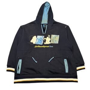 Lot 29 Luxe Looney Tunes Taz Zipper Hoodie 2XL Y2K Streetwear